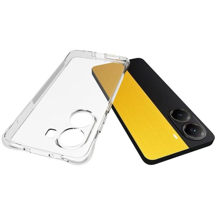 Защитный чехол UniCase AirBag для Xiaomi Poco X7 Pro - Transparent: фото 2 из 5