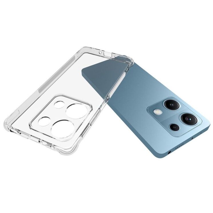 Защитный чехол UniCase AirBag для Xiaomi Redmi Note 14S - Transparent: фото 4 из 5