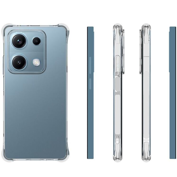 Защитный чехол UniCase AirBag для Xiaomi Redmi Note 14S - Transparent: фото 5 из 5