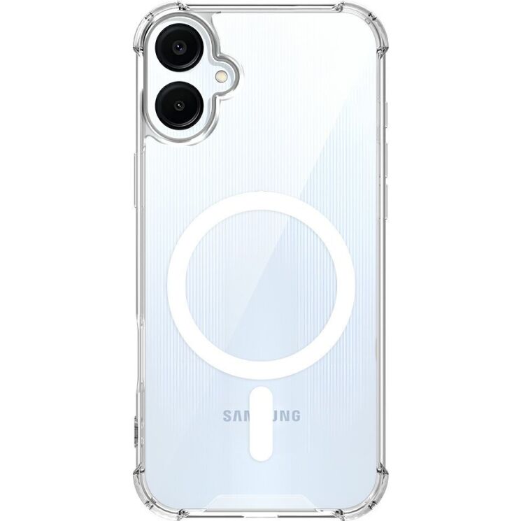 Защитный чехол UniCase AirBag Flow MagSafe для Samsung Galaxy A08 / Galaxy A07 / Galaxy A06 (A065) - Transparent: фото 2 из 14