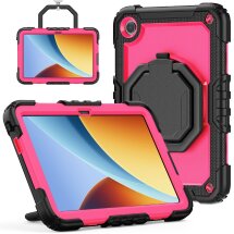 Захисний чохол UniCase Apollo Guard для Xiaomi Redmi Pad 2 9.7 - Black / Rose: фото 1 з 13
