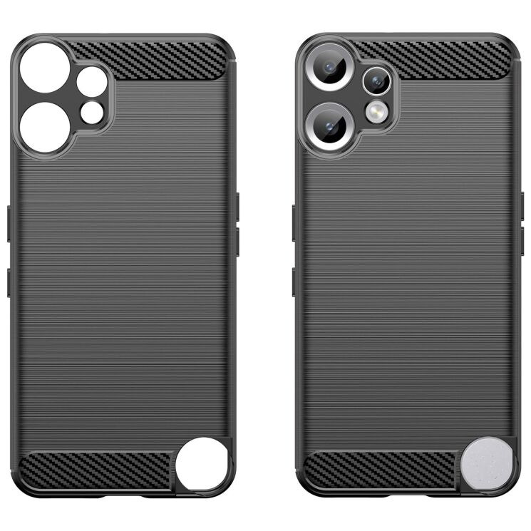 Захисний чохол UniCase Carbon для Nothing CMF Phone 2 Pro - Black: фото 2 з 13