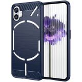Силиконовый (TPU) чехол UniCase Carbon для Nothing Phone (1) - Blue: фото 1 из 12
