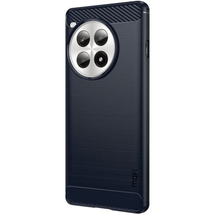 Защитный чехол MOFI Carbon Fiber для OnePlus Ace 3 Pro - Blue: фото 2 из 9