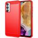 Защитный чехол UniCase Carbon для Samsung Galaxy M15 (M156) - Red (349539R). Фото 1 из 8