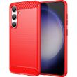 Защитный чехол UniCase Carbon для Samsung Galaxy S24 (S921) / Galaxy S25 (S931) - Red (343517R)