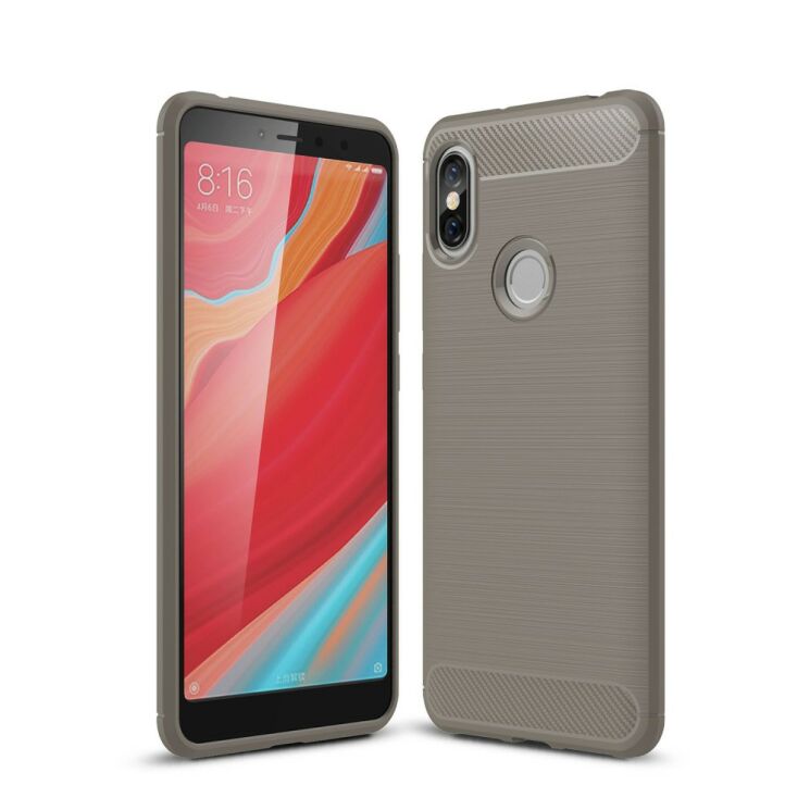Защитный чехол UniCase Carbon для Xiaomi Redmi S2 - Grey: фото 1 из 10