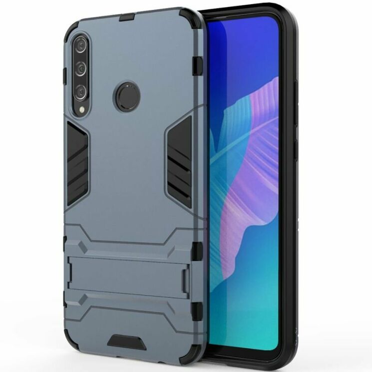 Захисний чохол UniCase Hybrid для Huawei P40 Lite E - Blue: фото 2 з 8