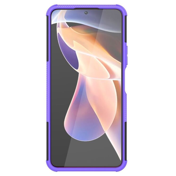 Противоударный чехол UniCase Hybrid X для Xiaomi Redmi Note 11 Pro (Chinese) / Note 11 Pro+ - Purple: фото 4 из 18