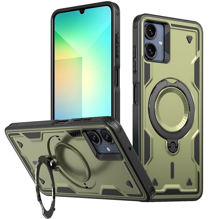 Защитный чехол UniCase Lander Armor для Samsung Galaxy A07 (A075) - Olive Green: фото 1 из 6