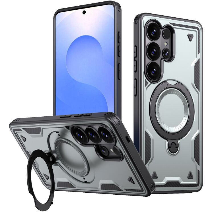 Захисний чохол UniCase Lander Armor для Samsung Galaxy S26 Ultra (S948) - Grey (406272H) Захисний чохол UniCase Lander Armor для Samsung Galaxy S26 Ultra (S948) - Grey: фото 1 з 6