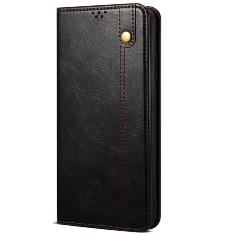 Защитный чехол UniCase Leather Wallet для Apple iPhone 15 - Black: фото 4 из 9