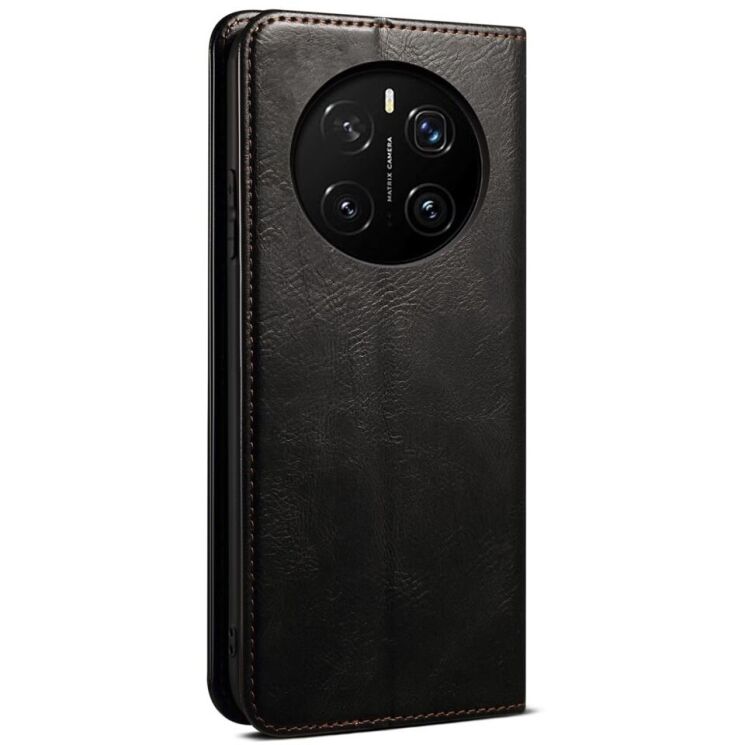 Защитный чехол UniCase Leather Wallet для Honor Magic 7 Pro - Black: фото 6 из 7