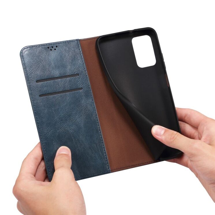 Защитный чехол UniCase Leather Wallet для Motorola Moto G24 / G04 / G04s / E14 - Blue: фото 9 из 9