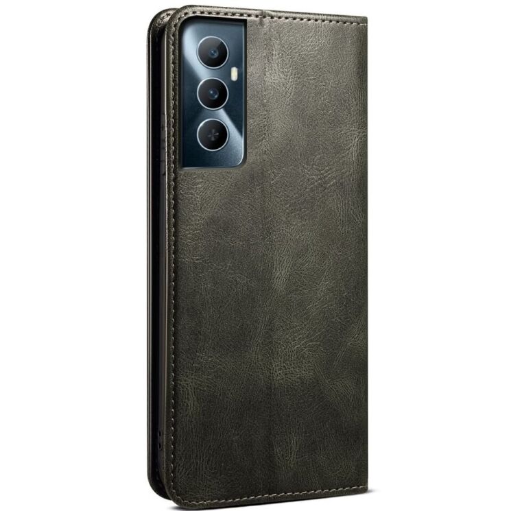 Захисний чохол UniCase Leather Wallet для Realme C65 - Green: фото 6 з 7