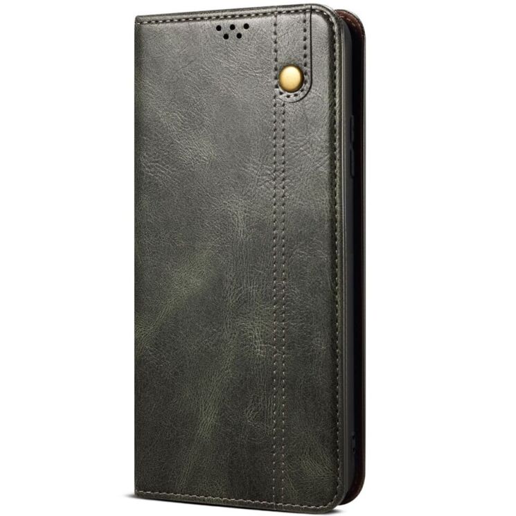 Захисний чохол UniCase Leather Wallet для Realme C65 - Green: фото 5 з 7
