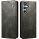 Защитный чехол UniCase Leather Wallet для Samsung Galaxy A26 (A266) - Green (371632G). Фото 1 из 7