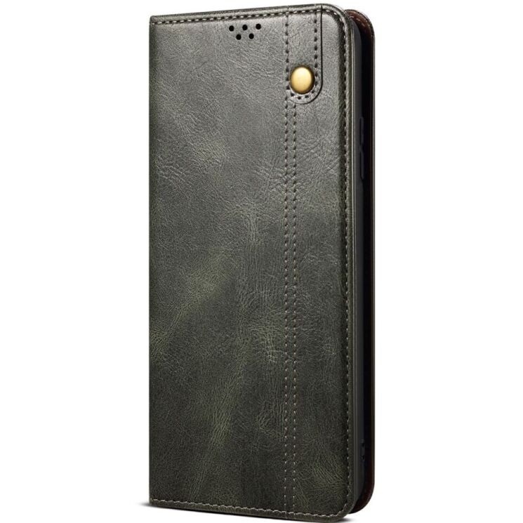 Защитный чехол UniCase Leather Wallet для Samsung Galaxy A26 (A266) - Green: фото 5 из 7