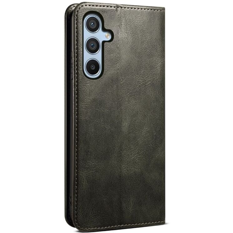 Защитный чехол UniCase Leather Wallet для Samsung Galaxy A26 (A266) - Green: фото 6 из 7