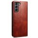 Защитный чехол UniCase Leather Wallet для Samsung Galaxy S22 - Brown (290053Z). Фото 4 из 31