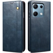 Захисний чохол UniCase Leather Wallet для Xiaomi Redmi Note 14S - Blue: фото 1 з 7