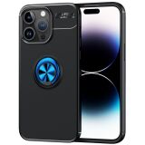 Захисний чохол UniCase Magnetic Ring для Apple iPhone 15 Pro - Black / Blue (329312BL)