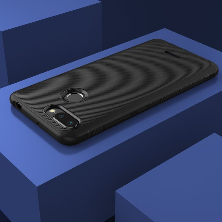 Защитный чехол UniCase Twill Soft для Xiaomi Redmi 6 - Black: фото 4 из 7