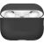 Защитный чехол UNIQ Lino для AirPods Pro 3 (UNIQ-AIRPODSPRO3-LINOCHRGRY) - Black: фото 1 из 11