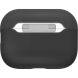Защитный чехол UNIQ Lino для AirPods Pro 3 (UNIQ-AIRPODSPRO3-LINOCHRGRY) - Black (390182B). Фото 4 из 11