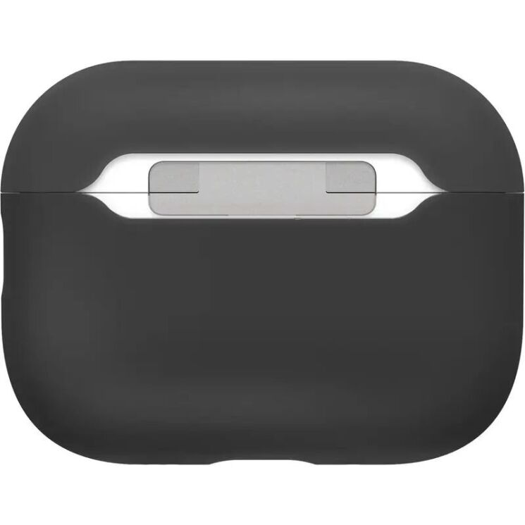 Защитный чехол UNIQ Lino для AirPods Pro 3 (UNIQ-AIRPODSPRO3-LINOCHRGRY) - Black (390182B) Защитный чехол UNIQ Lino для AirPods Pro 3 (UNIQ-AIRPODSPRO3-LINOCHRGRY) - Black: фото 4 из 11