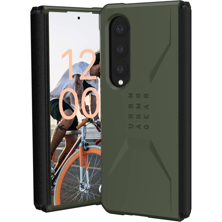Защитный чехол URBAN ARMOR GEAR Civilian для Samsung Galaxy Fold 4 (214008117272) - Olive: фото 1 из 8