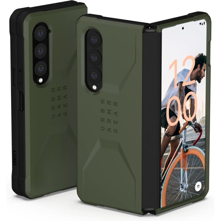 Защитный чехол URBAN ARMOR GEAR Civilian для Samsung Galaxy Fold 4 (214008117272) - Olive: фото 4 из 8