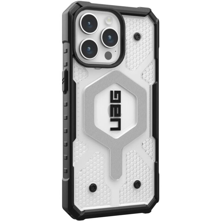 Защитный чехол URBAN ARMOR GEAR (UAG) Pathfinder MagSafe для Apple iPhone 15 Pro Max - Ice: фото 3 из 10
