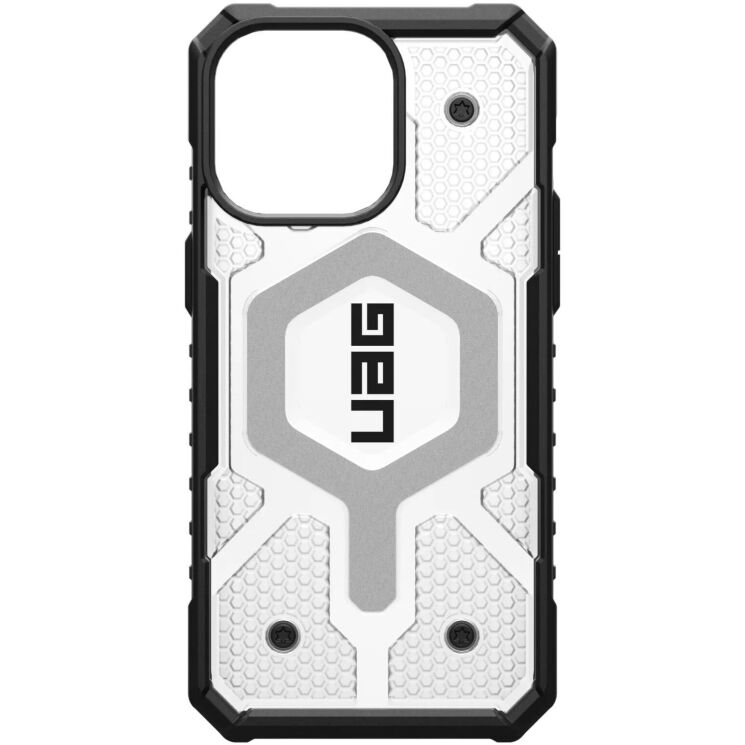 Защитный чехол URBAN ARMOR GEAR (UAG) Pathfinder MagSafe для Apple iPhone 15 Pro Max - Ice: фото 7 из 10