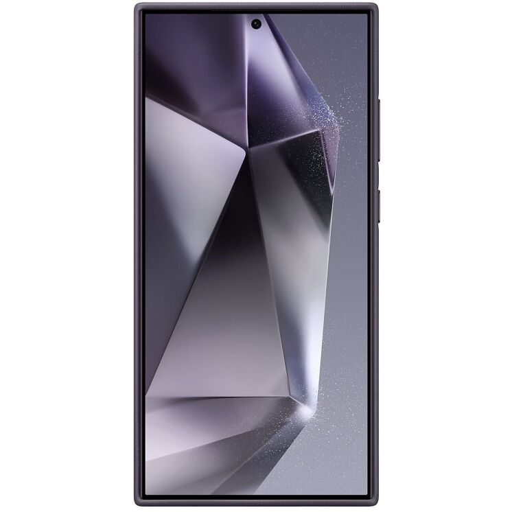 Защитный чехол Vegan Leather Case для Samsung Galaxy S24 Ultra (S928) GP-FPS928HCAVW - Dark Violet: фото 3 из 5