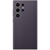 Защитный чехол Vegan Leather Case для Samsung Galaxy S24 Ultra (S928) GP-FPS928HCAVW - Dark Violet: фото 1 из 5