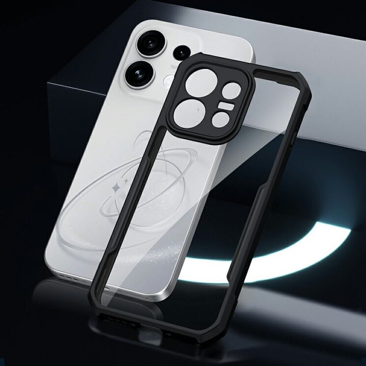 Захисний чохол XUNDD Rugged Case для OPPO Reno 16 F/FS - Black: фото 3 з 6