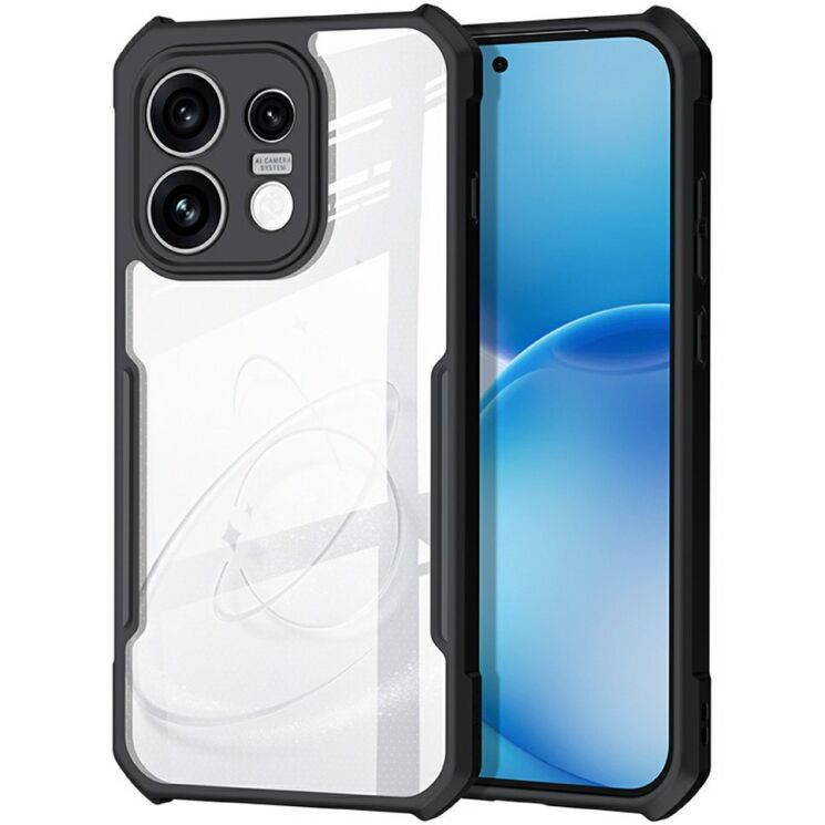 Захисний чохол XUNDD Rugged Case для OPPO Reno 16 F/FS - Black: фото 1 з 6