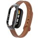 Защитный комплект Deexe Leather Kit для Xiaomi Mi Smart Band 8 - Brown (326013Z). Фото 1 из 6