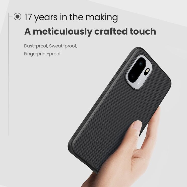 Защитный (PC+TPU) чехол NILLKIN Frosted Shield Pro Magnetic для OnePlus 15R / Ace 6 / Ace 6T - Black: фото 7 из 18