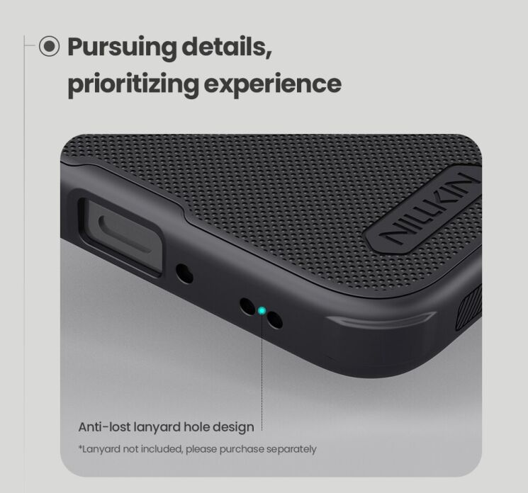 Защитный (PC+TPU) чехол NILLKIN Frosted Shield Pro Magnetic для OnePlus 15R / Ace 6 / Ace 6T - Black: фото 13 из 18