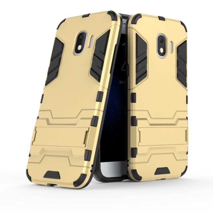 Защитный чехол UniCase Hybrid для Samsung Galaxy J2 2018 (J250) - Gold: фото 1 из 7