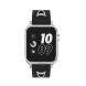 Ремінець UniCase Sport Style для Apple Watch 46 / 45 / 44 / SE 44 / 42 (Series 1-3) / Ultra / Ultra 2 / Ultra 3 - Black / White (251302A). Фото 4 з 5