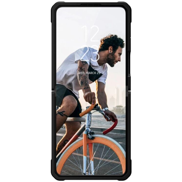 Защитный чехол URBAN ARMOR GEAR (UAG) Civilian (FF) для Samsung Galaxy Flip 3 - Black: фото 3 из 8