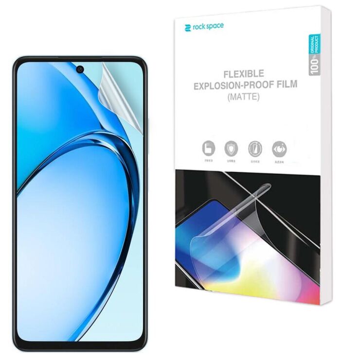 Антиблікова плівка на екран RockSpace Explosion-Proof Matte для OPPO A60: фото 1 з 8