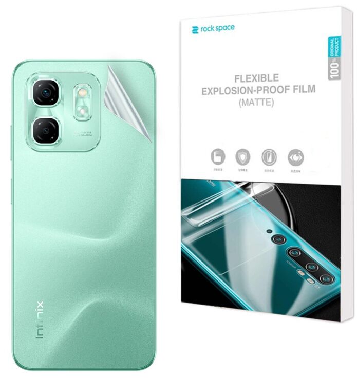 Антиблікова плівка на задню панель RockSpace Explosion-Proof Matte для Infinix Hot 50i: фото 1 з 9