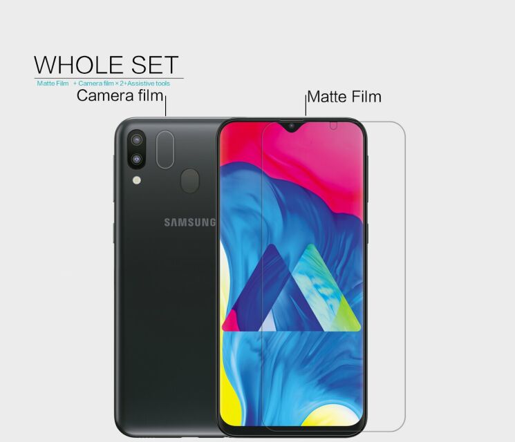 Антибликовая пленка NILLKIN Matte для Samsung Galaxy M20 (M205): фото 9 из 12