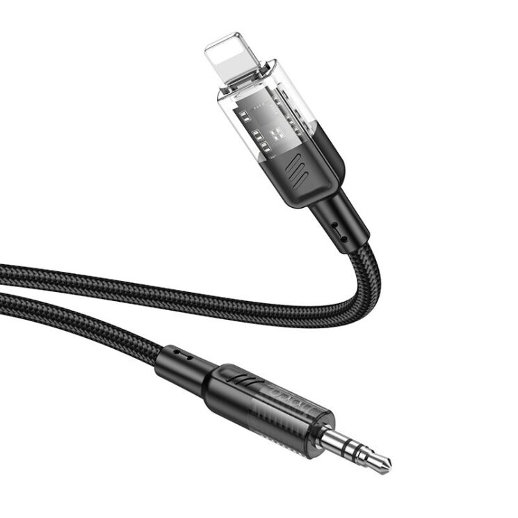 AUX-кабель Hoco UPA27 Lightning to 3.5mm (1.2m) - Black: фото 2 из 6