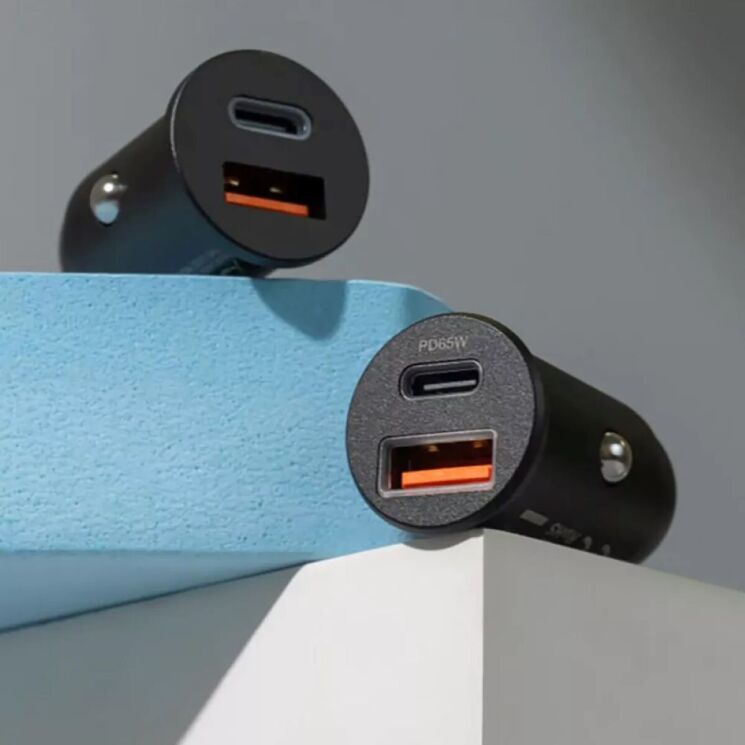 Автомобільний зарядний пристрій Proove Tiny Power Pro 65W (USB + Type-C) - Black: фото 8 з 9