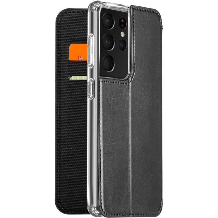 Чехол 3SIXT SlimFolio для Samsung Galaxy S21 Ultra (G998) 3S-2078 - Black: фото 3 из 10